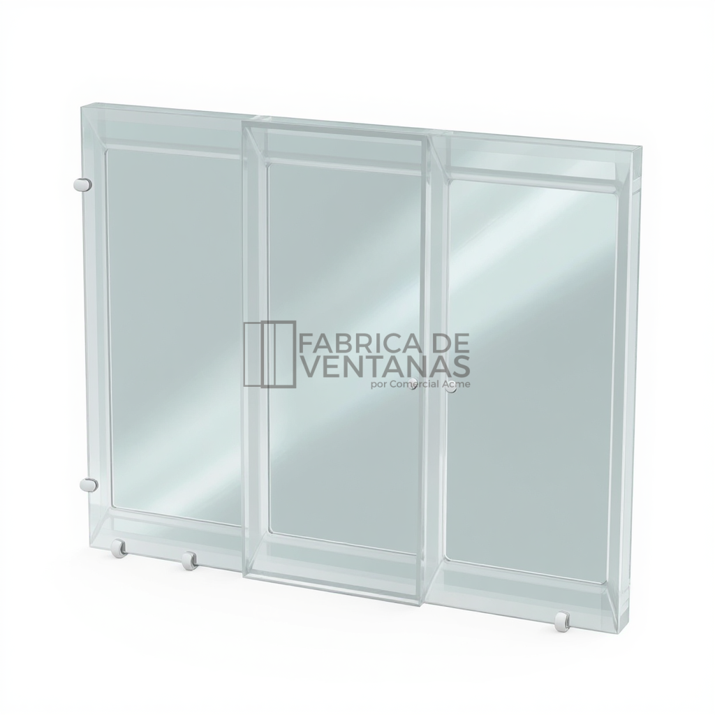 Shower Door Fijo con Doble Corredera