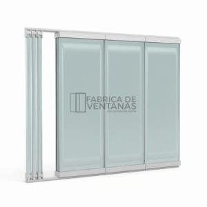 Ventana Cortina de Cristal Plegable