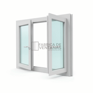 Ventana de PVC Abatible Doble sin Barra