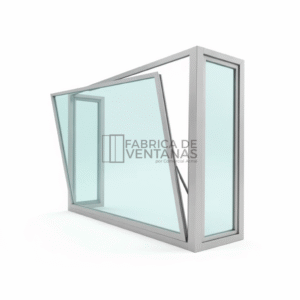 Ventana de pvc bowindows con proyectante central y fijos laterales