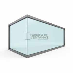 Ventana de pvc built corner encuentro vidrio con vidrio