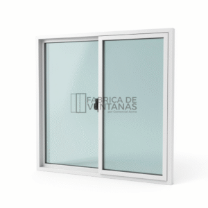 Ventana de pvc corredera económica con pestillo central