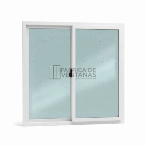 Ventana de pvc corredera economica hoja fija y corredera