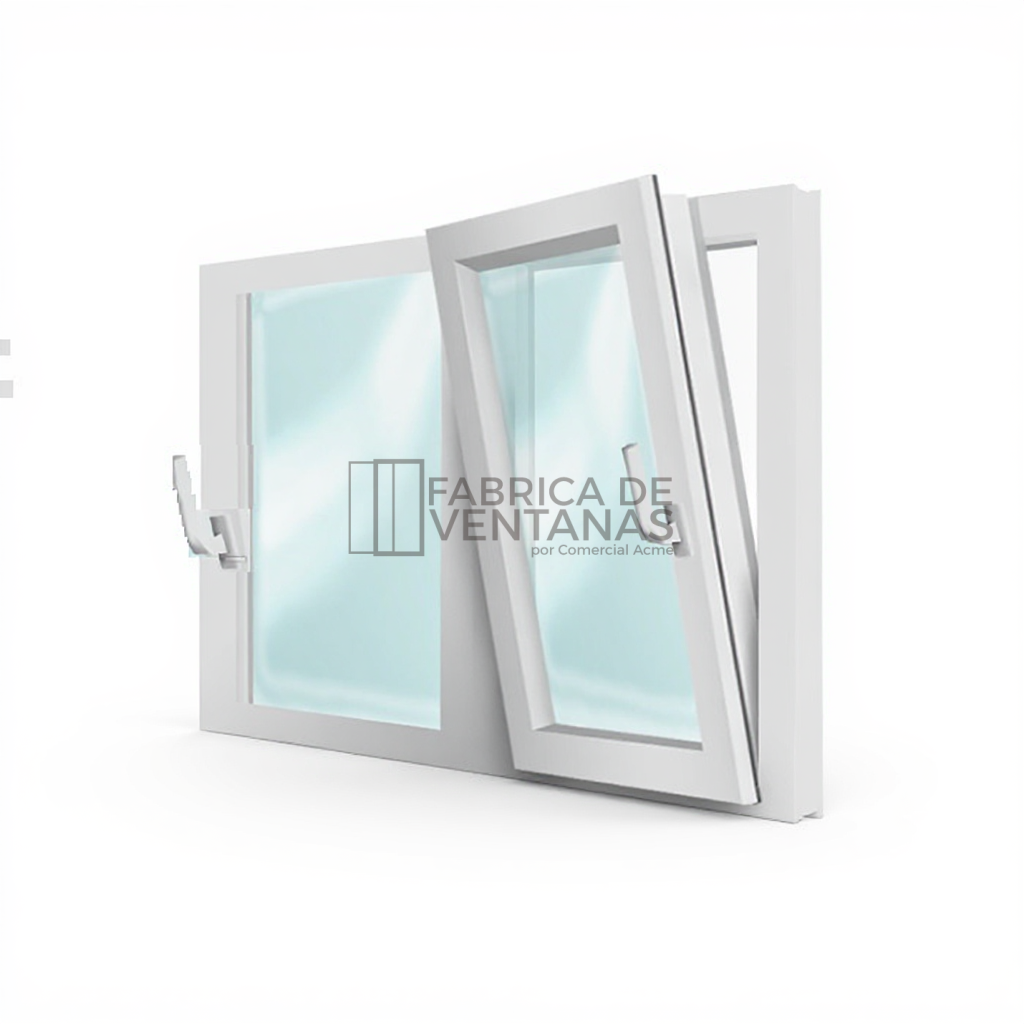 Ventana de PVC Oscilobatiente con Abatible Lateral