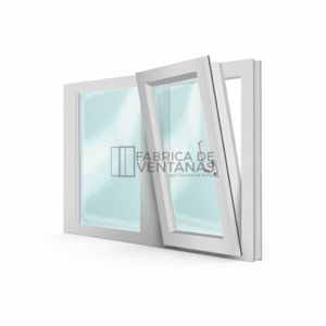 Ventana de PVC Oscilobatiente con Fijo Lateral