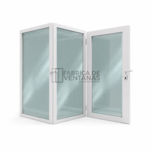 Ventana de PVC Plegable de 3 Hojas