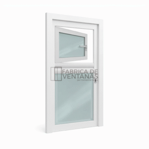 Puerta de pvc con Ventana