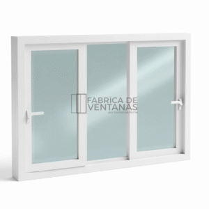 Ventana de PVC Triple 2 Corren y 2 Fija